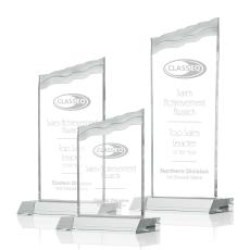 Employee Gifts - Oakwood Clear Peak Crystal Award