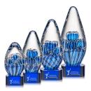 Contempo Blue on Paragon Base Glass Award