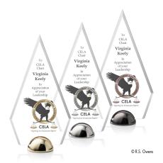 Employee Gifts - Apex Hemisphere Full Color Diamond Acrylic Award