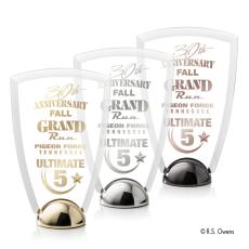 Employee Gifts - Arch Hemisphere Full Color Arch & Crescent Acrylic Award