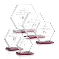 Employee Gifts - Barnett Red Crystal Award