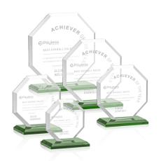 Employee Gifts - Leyland Green Crystal Award