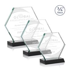 Pickering Black Crystal Award - Crystal Awards