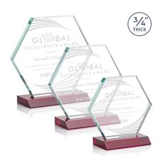 Employee Gifts - Pickering Red Crystal Award