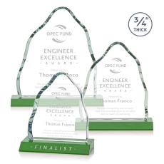 Employee Gifts - Dunwich Green  Crystal Award