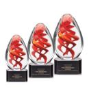 Helix Black on Paragon Base Glass Award