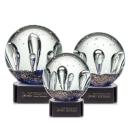 Serendipity Black on Paragon Base Spheres Glass Award