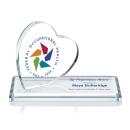 Northam Heart Full Color Abstract / Misc Crystal Award
