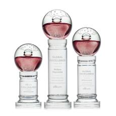 Employee Gifts - Jupiter Spheres on Colverstone Base Glass Award