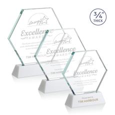 Employee Gifts - Pickering White on Newhaven Crystal Award