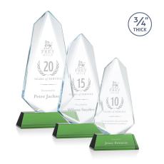 Employee Gifts - Sheridan Green on Newhaven Abstract / Misc Crystal Award