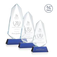 Employee Gifts - Sheridan Blue on Newhaven Abstract / Misc Crystal Award