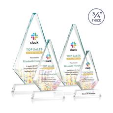 Employee Gifts - Windsor on Newhaven Full Color  Starfire Diamond Crystal Award