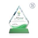 Apex Full Color Green on Newhaven Diamond Crystal Award
