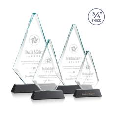 Employee Gifts - Windsor Black on Newhaven Diamond Crystal Award