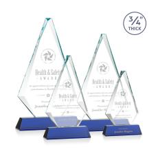 Employee Gifts - Windsor Blue on Newhaven Diamond Crystal Award