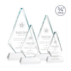 Employee Gifts - Windsor White on Newhaven Diamond Crystal Award