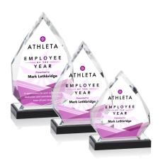 Employee Gifts - Beckenham Full Color Silver Acrylic Award