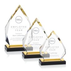 Employee Gifts - Beckenham Gold Arch & Crescent Acrylic Award