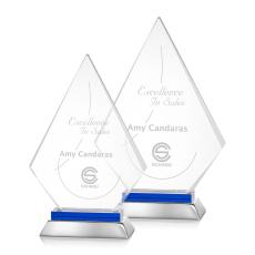 Employee Gifts - Valhalla Blue Diamond Crystal Award