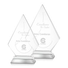 Employee Gifts - Valhalla White Diamond Crystal Award
