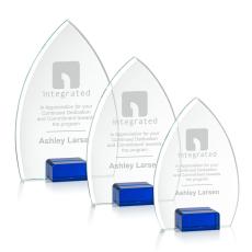 Employee Gifts - Aylin Blue Arch & Crescent Crystal Award