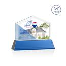 Micasa Full Color Blue on Newhaven Arch & Crescent Crystal Award
