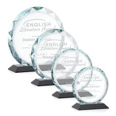 Employee Gifts - Centura Black Circle Crystal Award