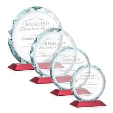 Employee Gifts - Centura Red Circle Crystal Award