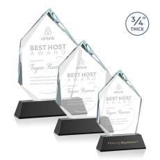 Employee Gifts - Deerhurst Ice Black on Newhaven Peak Crystal Award