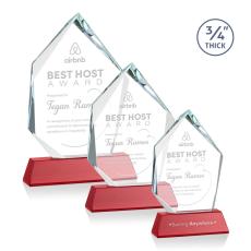 Employee Gifts - Deerhurst Red on Newhaven Peak Crystal Award