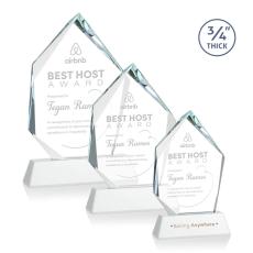 Employee Gifts - Deerhurst Ice White on Newhaven Peak Crystal Award