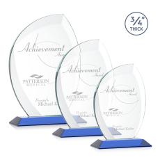 Employee Gifts - Wichita Blue Flame Crystal Award