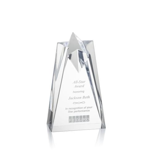 Corporate Awards - Rosina Clear Star Acrylic Award