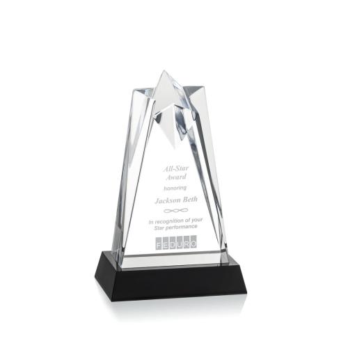 Corporate Awards - Rosina Clear on Base Star Acrylic Award