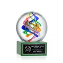 Galileo Green on Hancock Base Spheres Glass Award
