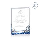 Elektra Blue Rectangle Acrylic Award