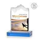 Kilimanjaro Full Color Sky Blue Peak Crystal Award