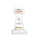 Laidlaw Full Color Clear Obelisk Crystal Award