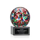 Fantasia Black on Hancock Base Spheres Glass Award