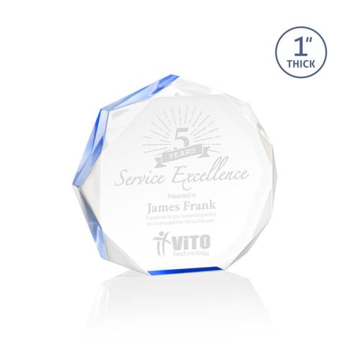 Corporate Awards - Piedmont Blue Acrylic Award