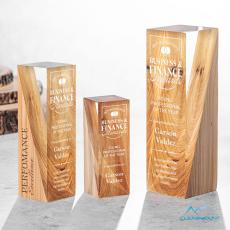 Employee Gifts - Cascades Obelisk Wood Award