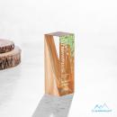 Cascades Full Color Obelisk Wood Award