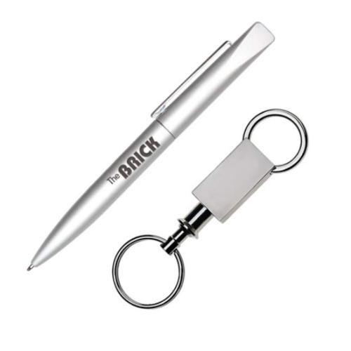 Corporate Recognition Gifts - Executive Gifts - London Pen/Keyring Gift Set