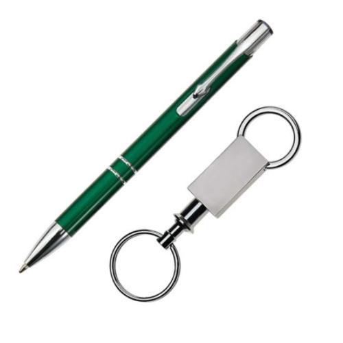 Corporate Recognition Gifts - Executive Gifts - Clicker Pen/Keyring Gift Set