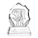 Ottavia Elephant Animals Crystal Award