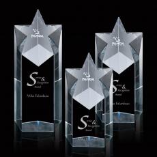 Employee Gifts - Star Tower Obelisk Crystal Award