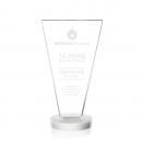 Burney White Obelisk Crystal Award