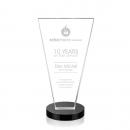 Burney Black Obelisk Crystal Award
