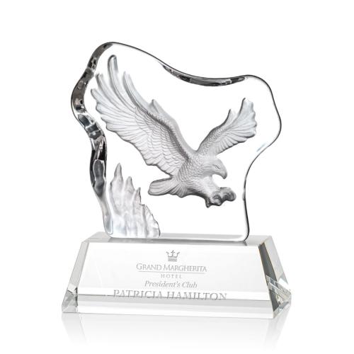 Corporate Awards - Ottavia Flying Eagle Animals Crystal Award